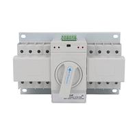 Fafeicy NLQ1-63A/4P Mini Interruptor de Transferencia Automática de Doble Potencia, Interruptor de Cambio de Generador Pequeño de Grado ATS CB 50Hz 60Hz 400V