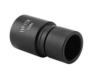 Fafeicy Ocular WF10X de 16 Mm, Lente óptica, Lente Ocular de Microscopio Gran Angular con Vista un 50% Más Grande y Fácil Fijación para Microscopios Biológicos