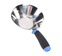 Fafeicy Pala para Barro de Acero Inoxidable, Pala para Yeso Inoxidable con Antideslizante de TPR, para Manipulación de Materiales de Mortero de Cemento en Construcción y Agricultura