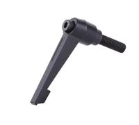 Fafeicy Palanca de Sujeción con Ajustable, Rosca Macho M10, Accionamiento de Casquillo Hexagonal para Construcción de Máquinas (M10*25)
