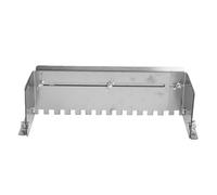 Fafeicy Paleta con Muescas Ajustable, Peine de Mortero Cuadrado de Acero Inoxidable, Herramienta de Nivelación de Azulejos de 11.81-23.62 Pulgadas, Paleta de Mano Extensible con Bloque