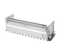 Fafeicy Paleta para Azulejos con Muesca Cuadrada, Peine de Mortero Ajustable con Muescas de 12 Mm y Ergonómico para Baldosas Grandes, Herramienta de Pavimentación de Acero Inoxidable