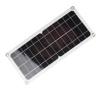 Fafeicy Panel Solar, Cargador USB de Silicio Monocristalino 10W 12V para Teléfonos Móviles y Electrodomésticos Uso en Exteriores