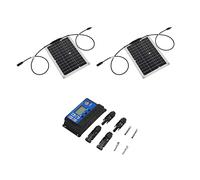 Fafeicy Panel Solar Portátil, 15W Monocristalino Impermeable (Solar panel | Preparación para la luz solar, salida de potencia máxima de 18 V, adaptador de dispositivo USB de 5 V, marco rígido