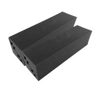 Fafeicy Paneles de Espuma de Graves de Graves a Prueba de Sonido de Alta Densidad para Paredes Paneles de Espuma de Fuego de Absorción Trañas de Graves Insonorizadas para Cine en (30 x 18 x 18 cm)