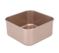 Fafeicy Pastian Pace Tile en Durado Gold Square Dead Square Non -Stick para el Pastel de Pan de Barbacoa Se está Preparando (L)