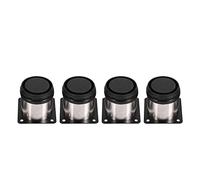 Fafeicy Patas Ajustables para Gabinete, Patas para Muebles de Acero Inoxidable, Redondas para sofá DIY, 60x60mm para Hogar, Oficina y Cocina