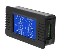 Fafeicy PEACEFAIR PZEM 018 Volt Amp Meter Digital AC Meter 80 a 260VAC 5A LCD Monitor de Energía con Alarma de Sobrecarga para el Uso del Equipo del Taller del Panel del Hogar