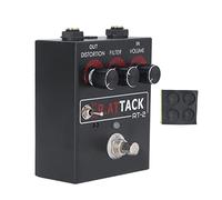 Fafeicy Pedal de Efecto de Guitarra, Aleación de Aluminio Mini Distorsión para Guitarra Eléctrica con 3 Engranajes Dirty Vintage Características para Músicos