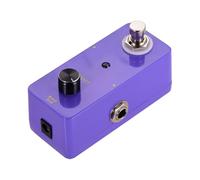 Fafeicy Pedal de Efecto Mini Looper, Pedal de Bucle de bajo Morado con Sobregrabaciones Ilimitadas, Tiempo de Bucle de 5 Minutos para Músicos (PURPLE)