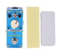 Fafeicy Pedal de Efecto Pitch Shifter, Pedal de Guitarra Eléctrica Azul Metálico con True Bypass y 3 Modos para Músicos