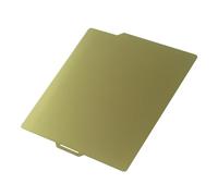 Fafeicy PEI Build Plate 257x257mm Etiqueta Adhesiva Flexible de Doble Cara Negra para Impresora 3D X1/X1CX1EP1PP1SA1, Placa de Acero con Resorte, Plataforma de Impresión en Frío (PEI liso y