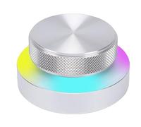 Fafeicy Perilla de Control Personalizada, Perilla de Control de Volumen con Luz RGB, Controlador Multimedia 2.4G BT USB C para Edición de Video, Lectura y Reproducción de Música