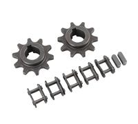 Fafeicy Piñón Delantero de Cadena 420, Piñón de Kart para Mini Bicicleta de 10 Dientes de Metal de Alta Resistencia, Transferencia de Energía a Prueba de Calor para Predator 196ml 200ml 212ml MB200