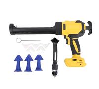 Fafeicy Pistola de Calafateo Inalámbrica con Batería, 6 Velocidades Ajustables, Herramienta de Calafateo Eléctrica de Retracción Automática con Luz LED para Renovación del Hogar,