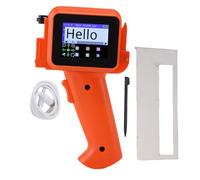 Fafeicy Pistola de Impresora de Tinta de Mano Mini Portátil Smart Portable con Pantalla Táctil LED HD sin Cartucho de 12.7 Mm Código QR Impresión de Código de Barras para Varios