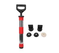 Fafeicy Pistola de Lechada de Acero Inoxidable, Bomba de Calafateo Manual de 1,1 L con Boquilla Plana para Aplicar Relleno de Lechada de Azulejos Compuesto de Juntas de Mortero