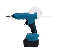 Fafeicy Pistola de Pegamento de Fibra óptica, Pistola de Pegamento Termofusible Inalámbrica con Batería de 3000 MAh para Cableado Interior FTTR, Calentamiento Rápido de 220 ℃, Boquilla (Enchufe de