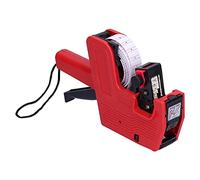 Fafeicy Pistola de Precio de Precio de Hardware, Pistola de Precio Manual de 8 Dígitos para la Tienda Minorista de Oficina en el Hogar, con Etiquetas de 10 Piezas, para la Máquina de