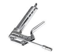 Fafeicy Pistola Engrasadora, Inyector de Grasa de Metal Cromado de Alta Capacidad, Capacidad de 120 CC para una Lubricación Eficiente de la Máquina