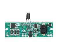 Fafeicy Placa de Circuito Solar, Material ABS de Fibra de Vidrio, Módulo de Control de Lámpara con Temporizador Brillante Largo para Baterías de 3,2 V 3,7 V en Jardines Solares