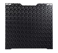 Fafeicy Placa de Construcción PEO PET, Hoja de Acero con Resorte con Textura de Diamante de 346x355 Mm con Textura de Diamante PEO y Raya de PET para Impresora 3D Lab H2D