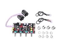 Fafeicy Placa de Preamplificador con Toma de Micrófono Módulo Amplificador de Potencia Digital DSP Reverb Efecto 3D Conectores Duales de 6,35 Mm para Karaoke y Mejora del Micrófono de
