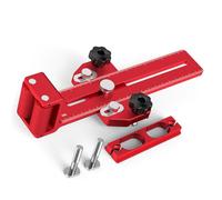 Fafeicy Plantilla de Corte Delgada para Sierras de Mesa, Aleación de Aluminio, Herramienta de Corte de Precisión con Rodamiento Doble para Carpintería, Tiras Estrechas, Ranura en T de 3/8 Pulgadas