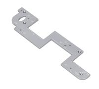 Fafeicy Plantilla de Enrutador para Carpintería de Aleación de Aluminio, Herramienta de Ranurado Duradera, Fácil Instalación, Precisión de 6 Mm para Paneles de Gabinetes y Guardarropas