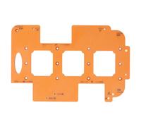 Fafeicy Plantilla de Radio de Esquina de Enrutador, Plástico de Ingeniería, Posicionamiento Preciso, Aplicación Versátil, Recorte Eficiente para Proyectos de Carpintería