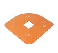 Fafeicy Plantilla de Radio de Esquina Plantilla de Esquina Redondeada, Tablero Combinado Localizador de Redonda R15 R30 R60 R200 para Herramientas y Gabinetes de Carpintería