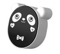 Fafeicy Plato Montado en la Pared, Soporte de Drenaje de Dibujos Animados para el Baño y el Hogar, Soporte de de Plástico Resistente sin Taladro con Fácil Almacenamiento (Black)