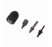 Fafeicy Portabrocas sin Llave, Hierro Plástico Duradero, Diseño de 3 Mordazas, Rango de Sujeción de 2-13 Mm, Ideal para Entusiastas del Bricolaje y Proyectos de Carpintería