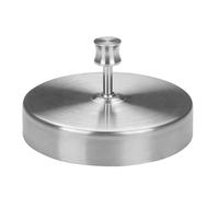Fafeicy Prensa de Hamburguesas de Acero Inoxidable 304, Máquina para Hacer Hamburguesas, para Cocina Casera y Parrilla Al Aire Libre, 2 uds. (Mango de acero)
