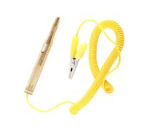 Fafeicy Probador de Circuito de Vehículo para Automóvil, Pluma de Prueba DC 6V 12V 24V con Alambre en Espiral, Diseño de Aguja Fija para Remolques, Motocicletas y Aviones