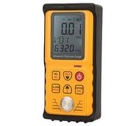 Fafeicy Probador de Espesor Ultrasónico Digital para Acero con Calibración Automática, Rango de Medidas 1.0-300.0 Mm, 12 Velocidades de Sonido para Metal Plástico Vidrio Cerámico, Material Industrial