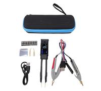 Fafeicy Probador de Pinzas, Probador SMD de Puente Digital de 100 KHz para Diodo Condensador Inductor de Resistencia, Medidor de Clasificación Automática con Pantalla HD de 1,47