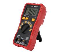 Fafeicy Probador Multímetro Digital con Retroiluminación, Diseño Antideslizante, Mide Voltaje CA CC hasta 600 V, Ideal para Electricistas y Uso Automotriz