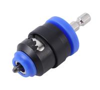 Fafeicy Profundidad Ajustable Tornillo Magnético Setter Soporte Fuerte para el Panel de Chapa de Carpintería Panel Compuesto de Plástico de Aluminio Tablero de Melamina Azul Negro
