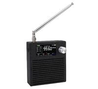 Fafeicy Radio DSP Portátil con Receptor LSB USB Am FM, Pantalla IPS de | Batería Incorporada de 3000 MAh, Circuito Hi-Z para Señales Débiles, Altavoz de Cavidad de 5 W, Carga Tipo C, Control de