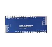 Fafeicy Regla de Acción de Guitarra y Herramienta de Nivelación Diseño de Viga en T para Medir con Precisión la Altura de las Cuerdas y Lijar los Trastes