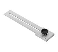 Fafeicy Regla de línea deslizante, regla paralela de acero al carbono, indicador de marcador preciso para marcar la industria mecánica de carpintería (200/250/300 mm opcional)(200mm), Calibre De