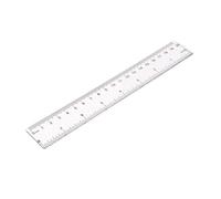 Fafeicy Regla Recta de 8 Pulgadas y 20cm, Herramienta de Medición con Plástico Transparente para la Escuela, Oficina, Hogar, Suministros de Papelería para Dibujar