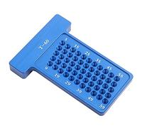 Fafeicy Regla T de Aluminio 6061 para Carpintería Profesional, Herramienta de Marcado Precisa, Azul