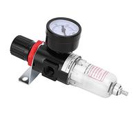 Fafeicy Regulador de Presión de Filtro de Aire, Aleación de Aluminio ABS, Control de Presión de 0 a 10 Bar, para Sistemas y Aplicaciones de Aire Comprimido