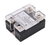 Fafeicy Relé de Estado Sólido AC SSR 40A 4-20mA Entrada 28-250VAC Módulo Regulador de Voltaje Inteligente con Cubierta de Plástico Aislada para Control de Iluminación del Motor de