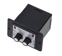 Fafeicy Relé de Temporizador Doble de 12 M Relé de Retardo de Ciclo Ajustable Doble con Bobina de Cobre Contacto Plateado para Control Alterno de Máquina AC220V