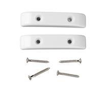 Fafeicy Reposapiés para Pulgar para bajo, Reposapiés para Pulgar de Guitarra Ligero de Plástico para Bajistas (GM02 Blanco)