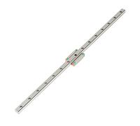 Fafeicy Riel Deslizante, Guía Lineal en Miniatura de Acero de 300 Mm de Largo y 20 Mm de Ancho para Equipos de Automatización