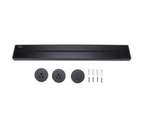 Fafeicy Riel Eléctrico de 600 Mm, Regleta de Alimentación de Aleación de Aluminio de 32 A y 8000 W con 3 Enchufes Extraíbles, para Sala de Estar, Dormitorio, (2 enchufes estadounidenses AC125 V 15 A